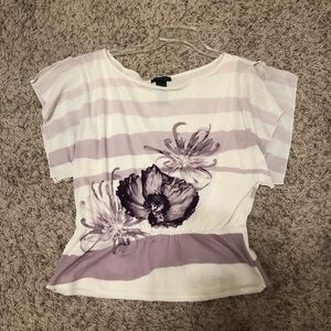 Kenneth Cole Floral Top (Size Large)